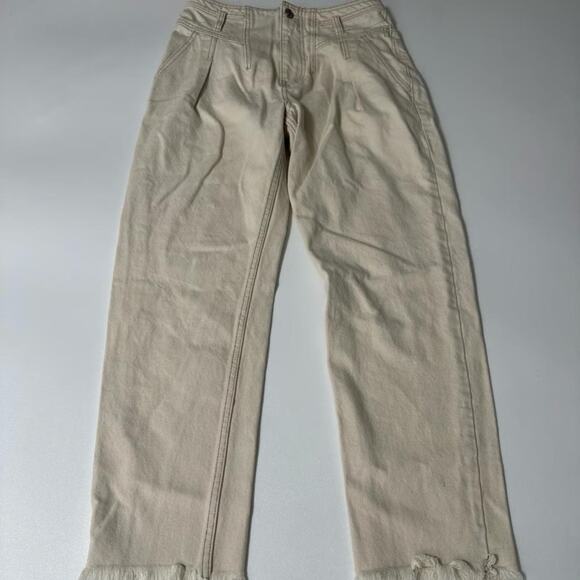 Free People High Waist Cropped Denim Jeans - Picture 2 of 7